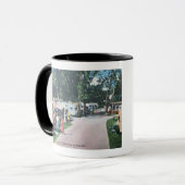 Fun Vintager Florida Trailer Park Tasse (Vorderseite Links)