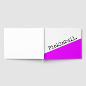 Fun Vivid Rosa schlanker Rücken Rücken Rücken Pick Gästebuch (Voll)