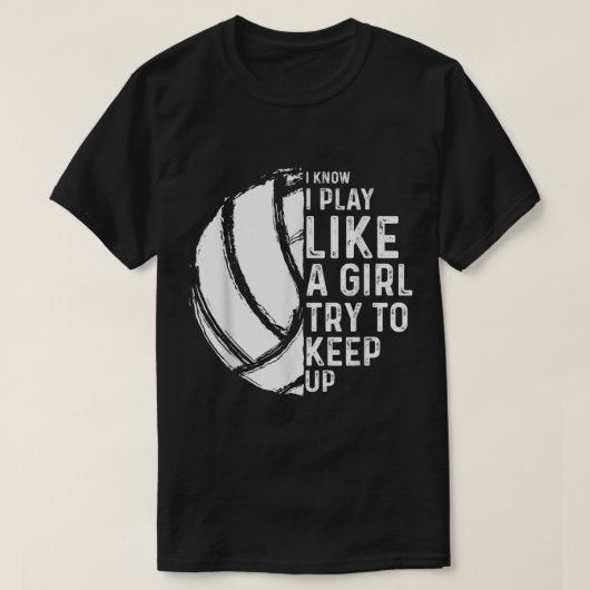 Fun Volleyball Design Mädchen Frauen Jugend Tee Sp (Design vorne)