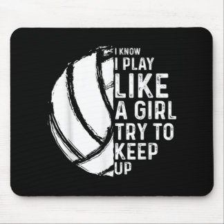 Fun Volleyball Design Mädchen Frauen Jugend Tee Sp Mousepad