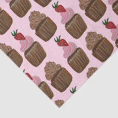 Fun Wasserfarbe Schokolade Cupcakes Geschenk Seidenpapier (Ausschnitt)