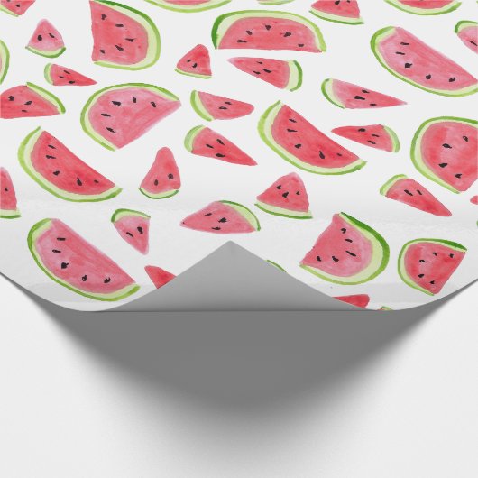 Fun Wassermelone Packpapier (Ecke)
