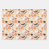 Fun Watercolor Halloween Geschenkpapier Set (Vorderseite)