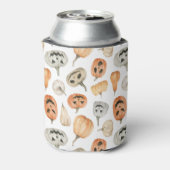Fun Watercolor Pumpkin Pattern Dosenkühler (Kanne Rückseite)