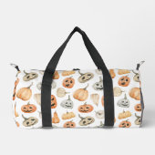 Fun Watercolor Pumpkin Pattern Duffle Bag (Vorderseite)