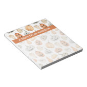 Fun Watercolor Pumpkin Pattern Notizblock (angewinkelt)