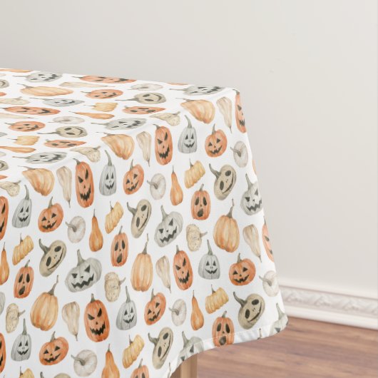 Fun Watercolor Pumpkin Pattern Tischdecke (Beispiel)