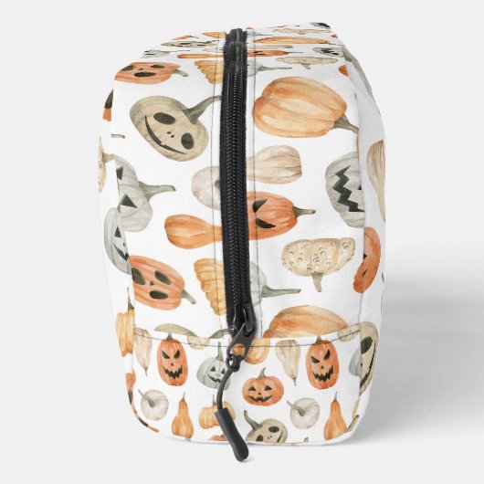 Fun Watercolor Pumpkin Pattern Waschbeutel (Rechts)
