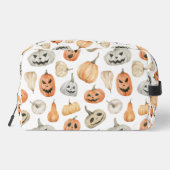 Fun Watercolor Pumpkin Pattern Waschbeutel (Rückseite)
