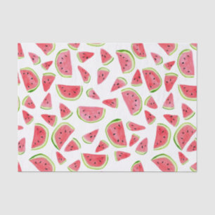 Fun Watercolor Watermelon Geschenk Seidenpapier