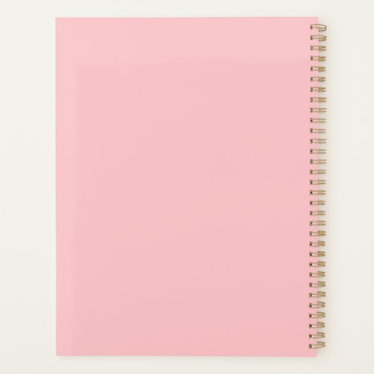 Fun Watercolor Watermelon Planner Planer (Rückseite)