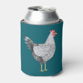 Fun Watercolor Wyandotte Chicken Hen Dosenkühler (Kanne Vorderseite)