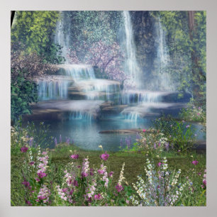 Fun Waterfall Poster
