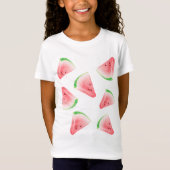 Fun Watermelon Girls' Fine Jersey T - Shirt (Vorderseite)