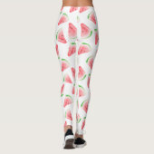 Fun Watermelon Muster All-Over-Print-Leggings Leggings (Rückseite)