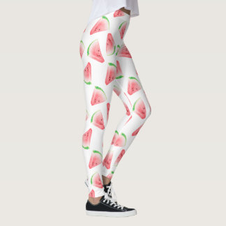 Fun Watermelon Muster All-Over-Print-Leggings Leggings