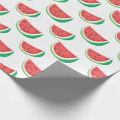 Fun Watermelon Pattern Geschenkpapier (Ecke)