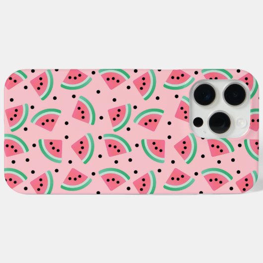 Fun Watermelon Slice Pattern Summer Vibes Case-Mate iPhone Hülle (Rückseite (Horizontal))