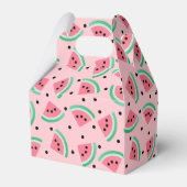 Fun Watermelon Slice Pattern Summer Vibes Geschenkschachtel (Rückseite)