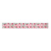Fun Watermelon Slice Pattern Summer Vibes Satinband (Vorderseite)