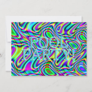 Fun & Wavy Pool Party! Einladung