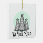Fun We Three Kings Pun Christmas Tree ornament (Rechts)