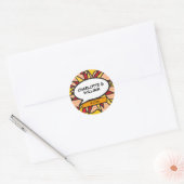 Fun Wedding Comic Book Speech Blase Runder Aufkleber (Umschlag)