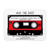 Fun Wedding Dance Mix Tape Save the Date Verlobt Magnet (Horizontal)