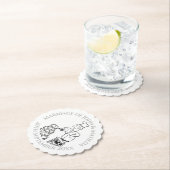 Fun Wedding Day Reception Paper Untersetzer (Vor Ort)