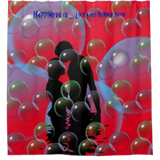 Fun Wedding Gift Idee - Duschvorhang (Vorderseite)