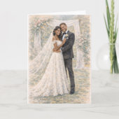 Fun Wedding Prayer Inspired by Ezekiel 25:17 Karte (Vorderseite)