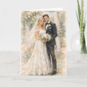 Fun Wedding Prayer Inspired by Ezekiel 25:17 Karte (Vorderseite)