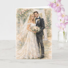 Fun Wedding Prayer Inspired by Ezekiel 25:17 Karte