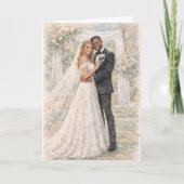 Fun Wedding Prayer Inspired by Ezekiel 25:17 Karte (Vorderseite)