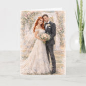 Fun Wedding Prayer Inspired by Ezekiel 25:17 Karte (Vorderseite)