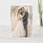 Fun Wedding Prayer Inspired by Ezekiel 25:17 Karte (Vorderseite)