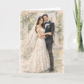 Fun Wedding Prayer Inspired by Ezekiel 25:17 Karte (Vorderseite)