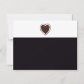 Fun Wedding rettet die Date Brie und Groom-UAWG Einladung (Rückseite)