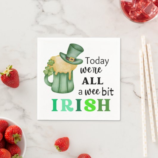 Fun Wee Bit Irish Cocktail Napkins Serviette (Beispiel)