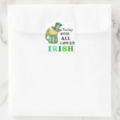 Fun Wee Bit Irish Square Stickers (Tasche)