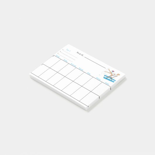 Fun Weekly Planer Post-It Notes Klebezettel (angewinkelt)