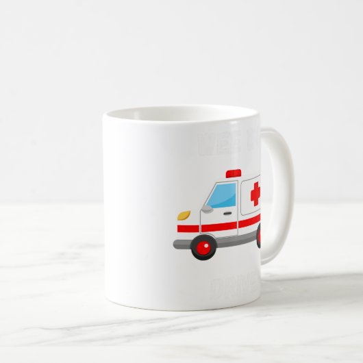 Fun WeeWoo Notfall-Rettungsfahrer Übergabe Kaffeetasse (VorderseiteRechts)