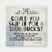 Fun Weight Loss Diet Magnet (Vorne)