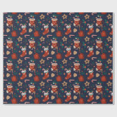 Fun Weihnachts-Strümpfe und Leckereien Umschlagpap Geschenkpapier (Flach)