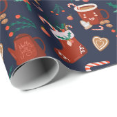 Fun Weihnachts-Strümpfe und Leckereien Umschlagpap Geschenkpapier (Rolleneckpunkt)