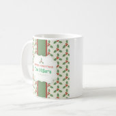FUN! Weihnachts-Tasse - Personalisiert - Name hinz Kaffeetasse (Vorderseite Links)