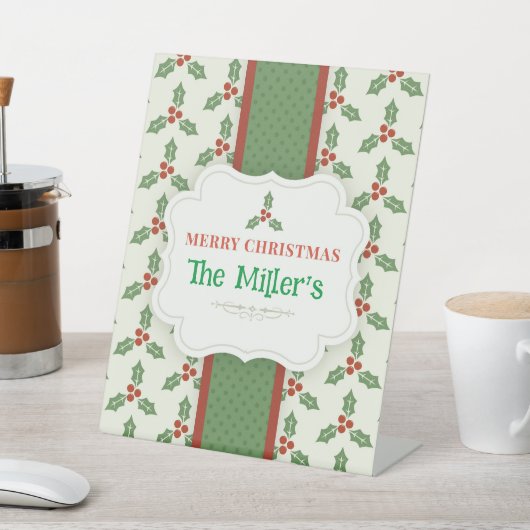 FUN! Weihnachtsbäder-Name Personalisiert-Name Sockelschild (In SItu)