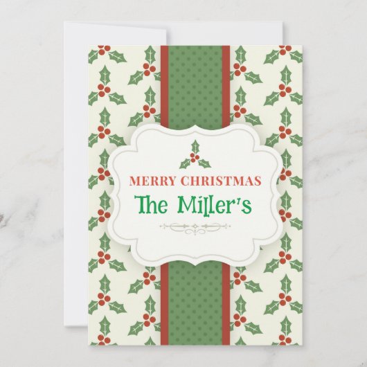 FUN! Weihnachtseinladung - Personalisiert - Name h Einladung (Vorderseite)