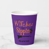 Fun Wein Verkostung Halloween-Party Papier Cups Pappbecher (Vorderseite)