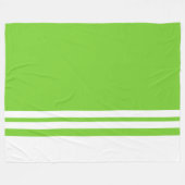 Fun, weiße Streifen auf der Unterseite auf der Lim Fleecedecke (Vorderseite (Horizontal))